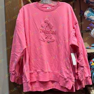 NWT Disneyland Mickey Mouse Pink Sweater